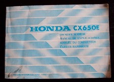 Honda CX650E 1982 uso