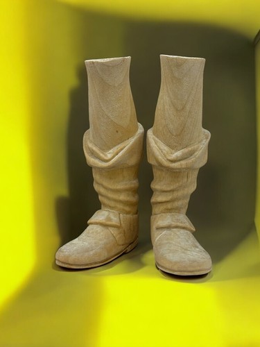 Coppia piedi scarpe statue
