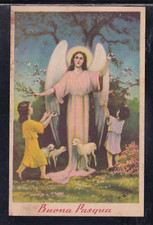 Cartolina Buona Pasqua Angelo