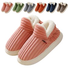 Scarpe da casa nuove invernali calde outdoor peluche antiscivolo imbottite plateau