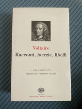 einaudi/gallimard biblioteca della pleiade RACCONTI FACEZIE LIBELLI di VOLTAIRE
