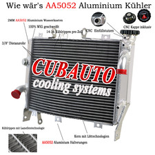 Radiatore per Kawasaki Ninja ZX636 ZX-6R ZX-6RR ZX600 2003-2004 Alluminio.