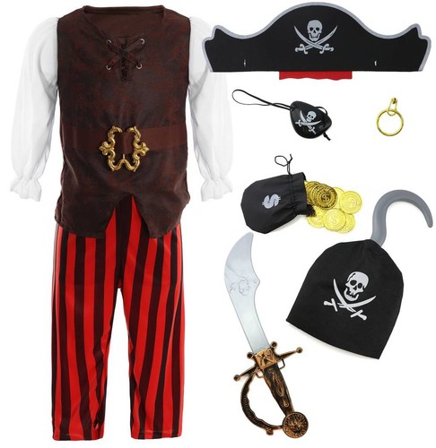 Costume pirata ragazzo per