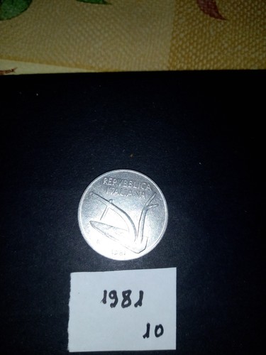 Repubblica lire spighe e - 10,