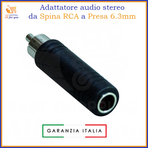 Adattatore rca jack - , stereo