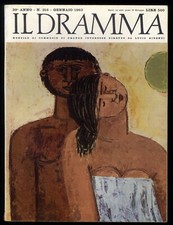 [AL] IL DRAMMA n° 316 - GENNAIO 1963 - COPERTINA FEDERICO RIGHI GOETZ E HILDA
