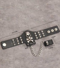 Bracciale uomo teschio con - bracciale,