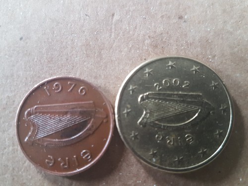 1976 ireland eire coin - 1976, &