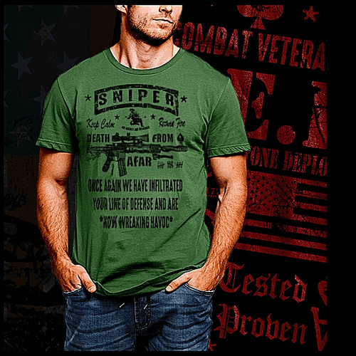 Sniper shirt military - sniper,