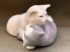 Royal Copenhagen - Statuina Gatti Hannibal & Hagar Mini Collection Gold n. 683