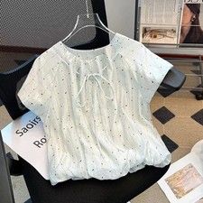 Blusa Estiva Azzurro Chiaro