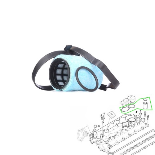 Kit filtro sfiato separatore - filtro,