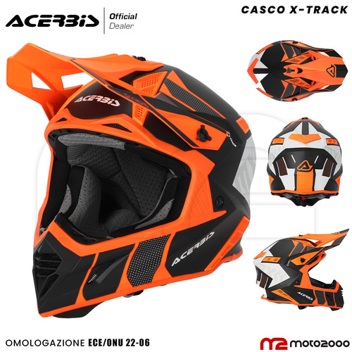 Casco integrale arancio fluo - integrale,