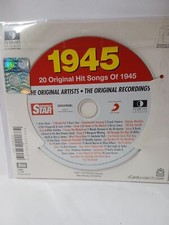 CD INTROVABILE 20 BRANI ORIGINALI DELL'ANNO 1945 Cd compilation 1945 NUOVO Siae