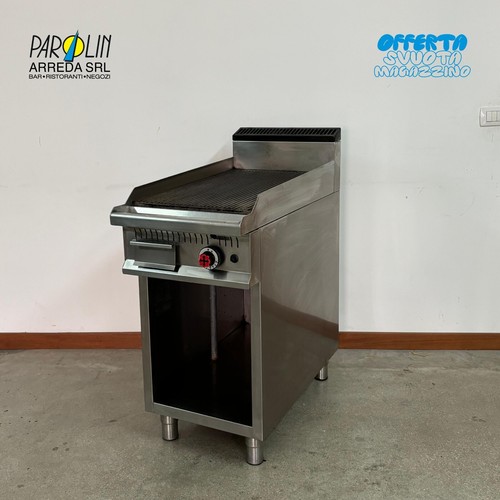 Fry top rigato usato gas - top,