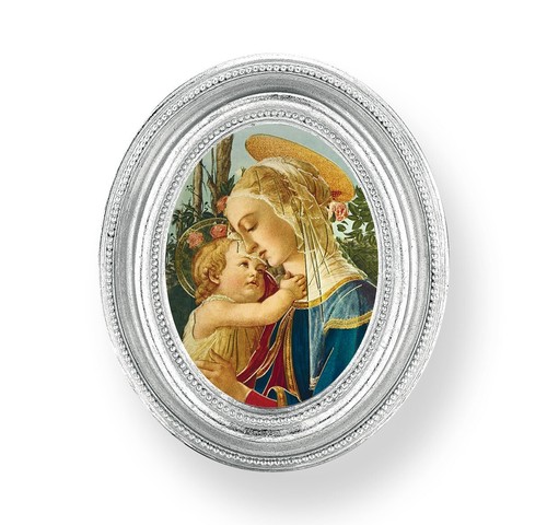 Cornice ovale argento - , stampa