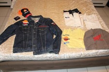 Giubotto Jeans Uomo Gas Honda Repsol XXL, magliette Taglia L, Camicia Taglia L..