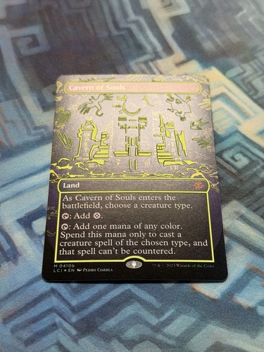 Mtg borderless foil cavern - borderless,