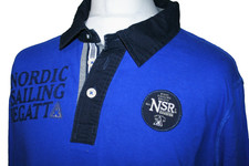 Polo uomo Gaastra regata vela nordica -XXL/2XL- top nautico blu royal