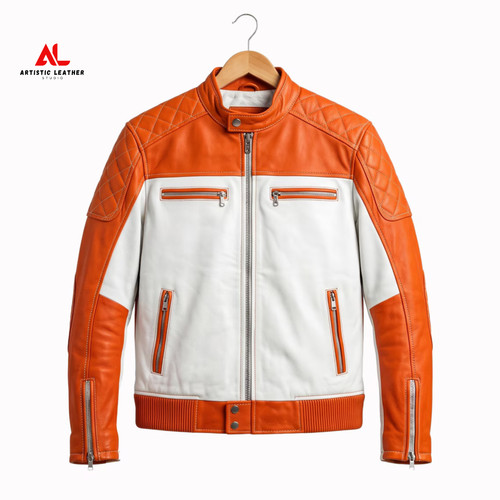 Giacca motociclista uomo - giacca,