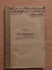 Raccolta di Poesie Italiane Moderne - Pazzi Editore Forlì - 1873