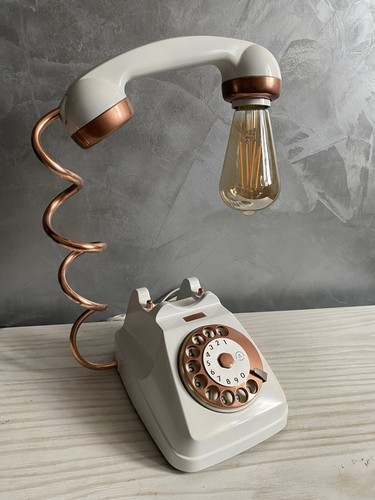 Telefono lampada retró - telefono,