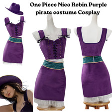 Costume da pirata viola Nico