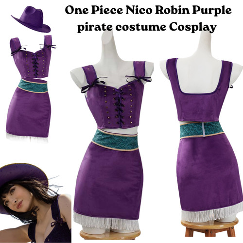 Costume pirata viola nico - da,