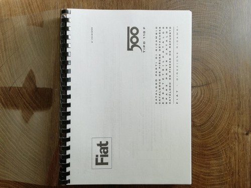 Fiat 500 catalogo parti - (110f),