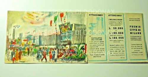 Cartolina pubblicità fiera - cartolina,