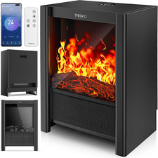 ® Camino Elettrico Smartfire Con Riscaldamento 2000 W, APP Wifi E Telecomando | 
