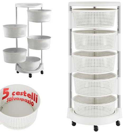 Carrello cucina acciaio - carrello,
