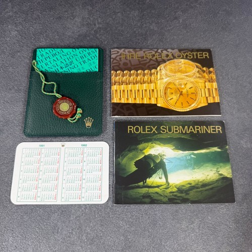 Rolex submariner booklet - rolex, set