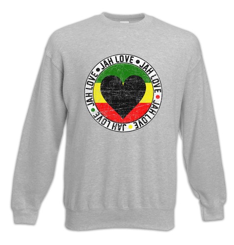 Felpa jah love maglione rasta - felpa,