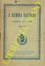 S. Gemma Galgani vergine