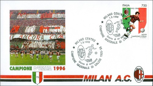 Busta filatelica fdc milan - busta,