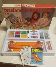 Gioco vintage Tessiamo le perline Epoca anni 70' Giochi Adriano - Braccialetti