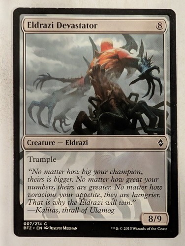 Eldrazi devastator battle - devastator,