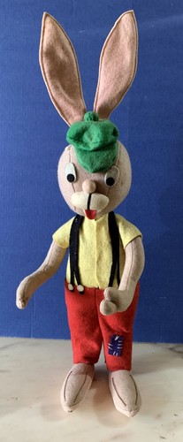 Vintage toy doll feltro - vintage,