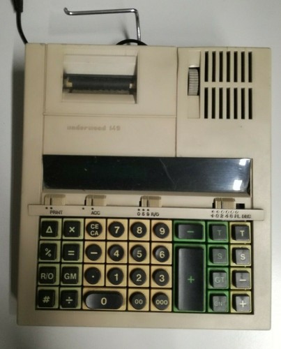 Underwood 149 calcolatrice - underwood,