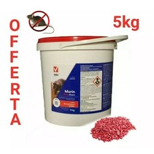 Vebi - Murin forte grano - Topicida esca veleno per topi e ratti pronto uso Kg 5