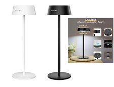 Lampada da tavolo con pannello