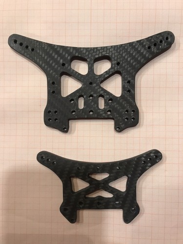 Carbon rear and front shock - and,
