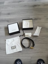 Gucci Double G cintura nera