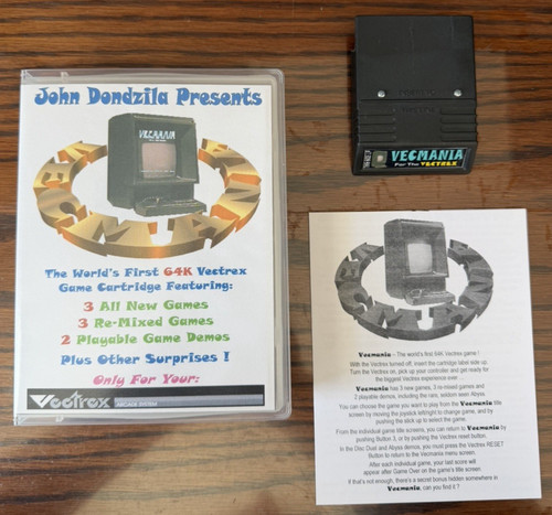 Vectrex vecmania john - vectrex,