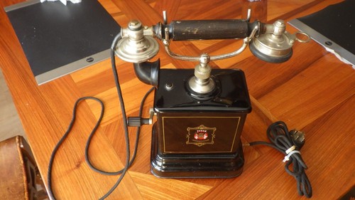 Telefono manovella - a, manovella,