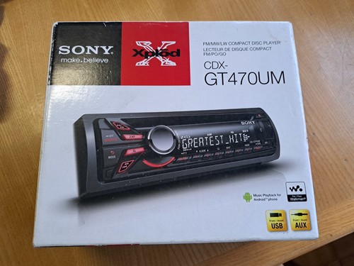 Sony cdx gt470um - car, stereo