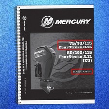 MERCURY 75 90 115 FourStroke 21L Service Manual BIND - FRONT & BACK - FOLDOUT