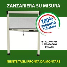 ZANZARIERA PROFESSIONALE A SCORRIMENTO VERTICALE A MOLLA - ZANZARIERE SU MISURA