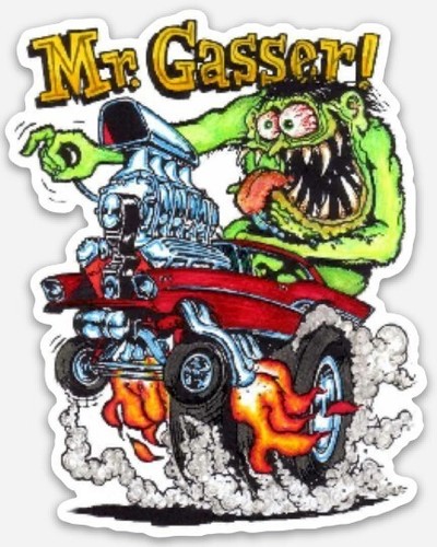 Rat fink gasser 1957 chevy - gasser,